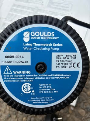 Laing E10 Circulation Pump
